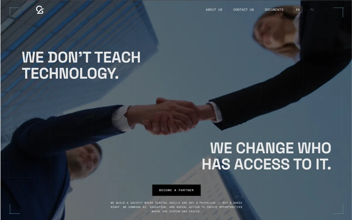 Momentum, Demo landing page by CarrotStudio