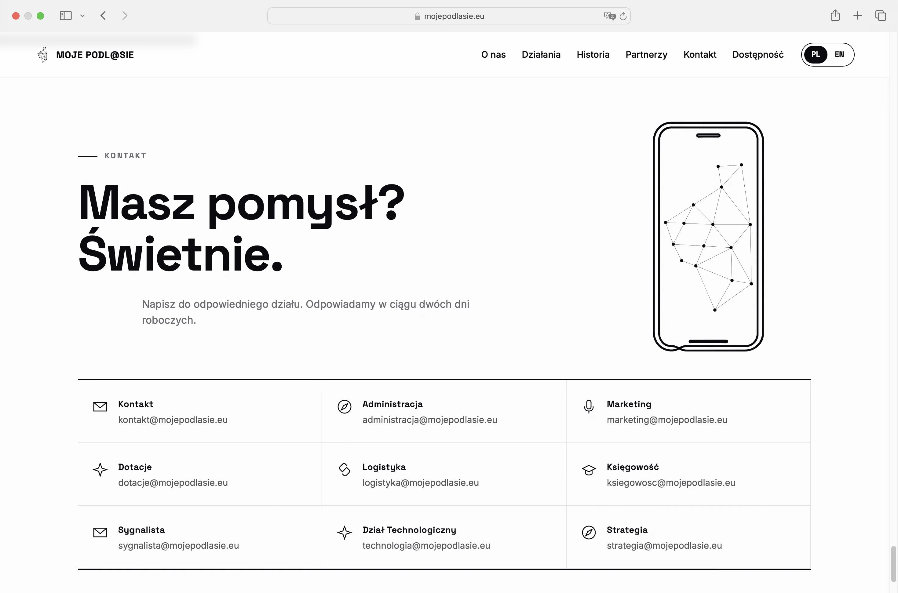 Moje Podlasie website